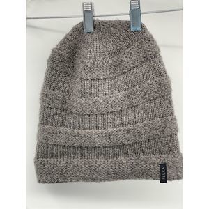 Rella Beanie‎ Hat Men Women Gray Wool Blend Winter Warm